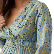 Robe D'allaitement Bleu/Jaune Femme Mamalicious Tess vue 3