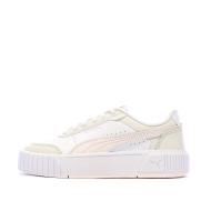Baskets Blanc/Rose/Beige Femme Puma Carina Mia