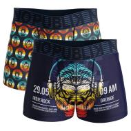 x2 Boxers Marines Garçon No Publik Monkey pas cher