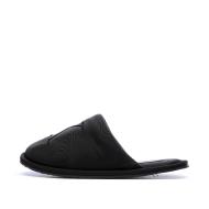 Chaussons Noir Femme Calvin Klein Jeans Slipper Satin Moire pas cher
