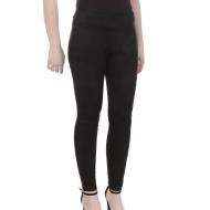 Legging Noir daim Femme My Tina's pas cher