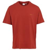 T-Shirt Rouge Homme Pepe jeans Contrast Connor vue 2