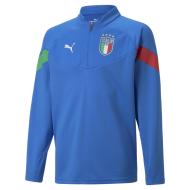 Italie Sweat d'entraînement Bleu Garçon Puma 2022 pas cher