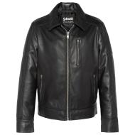 Blouson Noir Homme Schott LCADAM vue 3