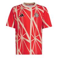 Bayern Munich Maillot Prématch Rouge Junior Adidas 24/25 pas cher