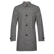 Manteau Gris Homme Tommy Hilfiger Chek Carco pas cher