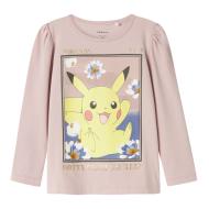 T-Shirt Manches Longues Rose Fille Name it Sorina pas cher