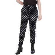 Pantalon à pois noir/blanc femme French Connection pas cher
