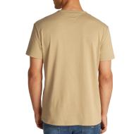 T-shirt Beige Homme Tommy Jeans Reg Badge vue 2