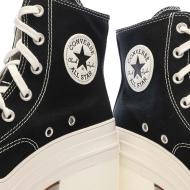 Baskets Noire/Blanche Femme Converse De Luxe Heel vue 7