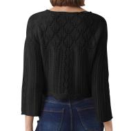 Pull Noir Femme Femme Vero Moda Ginger vue 2