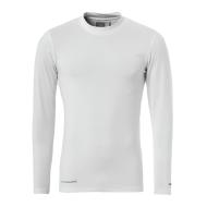 T-shirt Manches Longues Blanches Homme Baselayer UHLSPORT Turtleneck pas cher