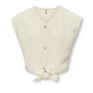 Camiseta sin mangas beige para niña de ONLY Kogsiesta barato