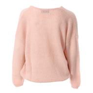 Pull Rose Fille Teddy Smith Academy vue 2