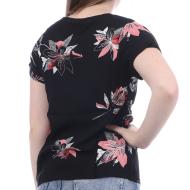 Top Noir à fleurs femme Roxy Flowee vue 2