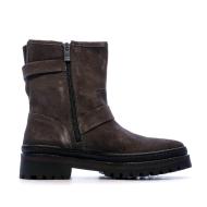 Boots Grise femme Tommy Hilfiger Basic Biker vue 2