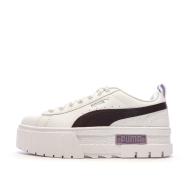 Baskets Blanches/Noires Fille Puma Mayze pas cher