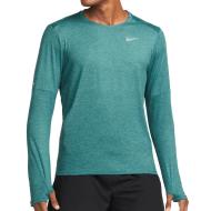 T-shirt Manches Longues Vert Homme Nike Elmnt Crew pas cher