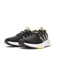 Chaussures de running Noires/Jaunes Femme Adidas Racer vue 6