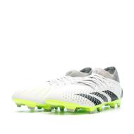 Chaussures de foot Blanc/Vert Homme Predator Accuracy.3 FG vue 6