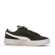 Baskets Kaki/Blanc Femme Puma Suede XL vue 2