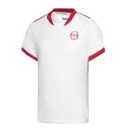 Maillot de sport Blanc/Rouge Garçon Sergio Tacchini Club Tech