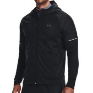 Sweat Zippé Noir Homme Under Armour 3781 pas cher