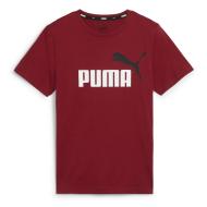 T-shirt Bordeaux Garçon Puma Ess+ 2 Col Logo pas cher