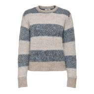 Pull Beige/Bleu Femme JDY Zoey pas cher