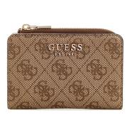 Portefeuille Marron Femme Guess Laurel Slg Zip pas cher