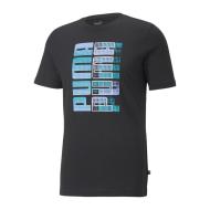 T-shirt Noir Homme Puma Clash pas cher