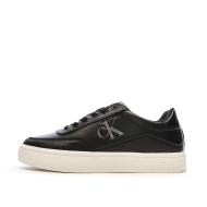 Baskets Noires Femme Calvin Klein Jeans Cupsole pas cher