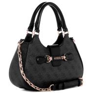 Sac à main Noir Femme Guess Nolana logo 4G vue 3