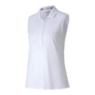 Polo Sans Manches Blanc Femme Puma Rotation