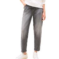 Jean Mom Fuselé Gris Femme Tommy Hilfiger DW0DW20648 pas cher