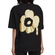 T-shirt Oversize Noir Femme Adidas Marmekko vue 2