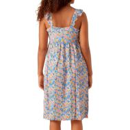 Robe Beige/Bleu Femme Mamalicious Brasil vue 2