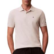 Polo Beige Homme Calvin Klein Jeans Ss Monogram Pique