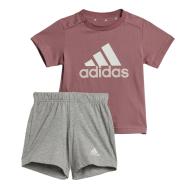 Ensemble Rose/Gris Fille Adidas IZ4975 pas cher