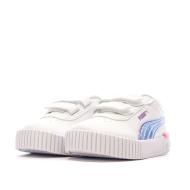 Baskets Blanches/Violette Fille Puma Carina 2.0 Bouncy vue 6