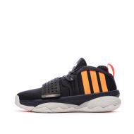 Chaussures de Basketball Noir/Orange Homme Adidas Dame 8 Extply pas cher