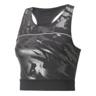 Débardeur Gris Femme Puma Run High Crop Tank pas cher