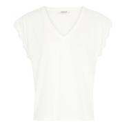 T-shirt Blanc Femme Morgan DECUME vue 3