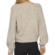 Pull Beige Femme Vila Jamina vue 2