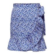 Jupe Bleu à Fleurs Femme Only Olivia