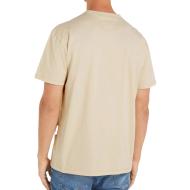 T-shirt Beige Homme Tommy Hilfiger Varsity vue 2