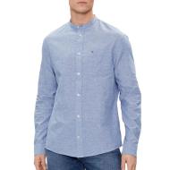 Chemise Bleu Homme Tommy Hilfiger Tjm Linen pas cher