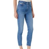 Jean Skinny Bleu Femme Calvin Klein Jeans High Risee pas cher