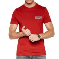 T-shirt Rouge Vif Homme Tommy Hilfiger Printed