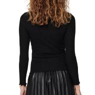 Top Noir Femme Only Emma vue 2